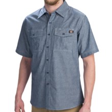 62%OFF メンズワークシャツ ディッキーズシャンブレーシャツ - ショートスリーブ（男性用） Dickies Chambray Shirt - Short Sleeve (For Men)画像